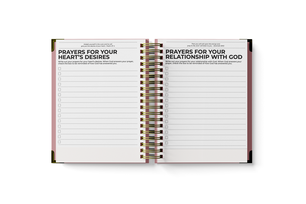 Prayer Planner